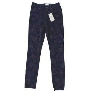 Paul Smith Floral Velvet Pant Black Multi ( 29 )